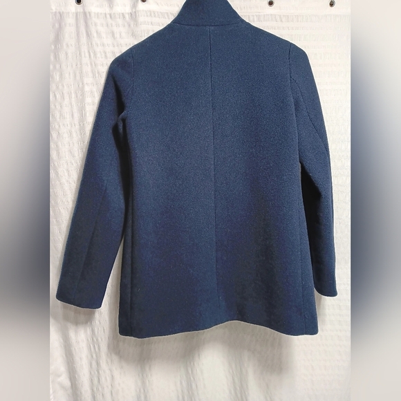 J.Crew  Wool blend Full zip Village Coat Ladies size S - Picture 3 of 15